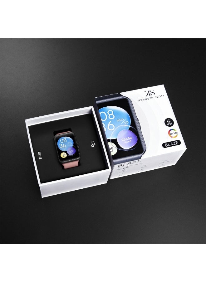 KENNETH SCOTT Unisex Silicone Smart Watch KBLZ-XSBBP - 36 mm  - Image 5