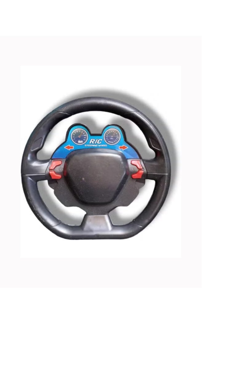 MUMS PLANET Large-Sized Remote Control Racing Car with Full Control via Professional Steering Wheel and Remote – Hit Speed 20 in the Exciting World of Racing-Children's games-Cars-Gift for children-children's entertainment game - toy cars - children's cars - car games - car game - car - Image 2