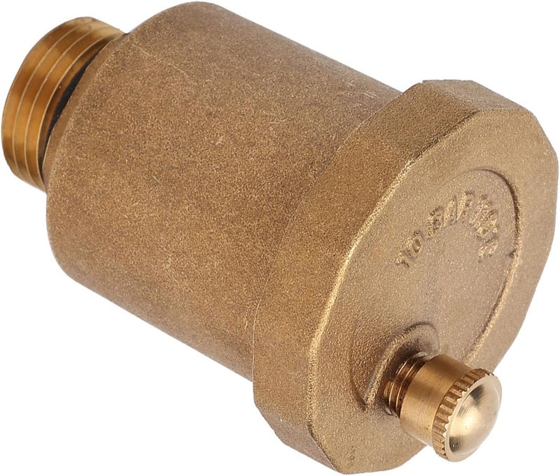 Brass Automatic Air Vent Valve, High Temperature Rust Proof G1/2 Thread, with Reliable Sealing, for Quick Exhaust Air Control System - Image 2