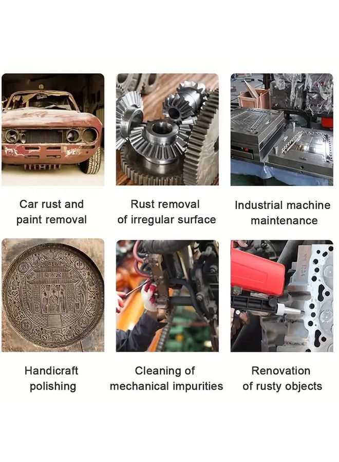 مسدس رمل هوائي أحمر 90 رطل لكل بوصة مربعة آلة نفث هواء قابلة للتضبيط محمولة يدوية صناعية - Image 5