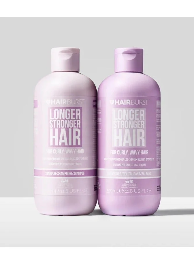 HAIR BURST For Longer Stronger Hair - Shampoo & Conditioner for curly wavy hair