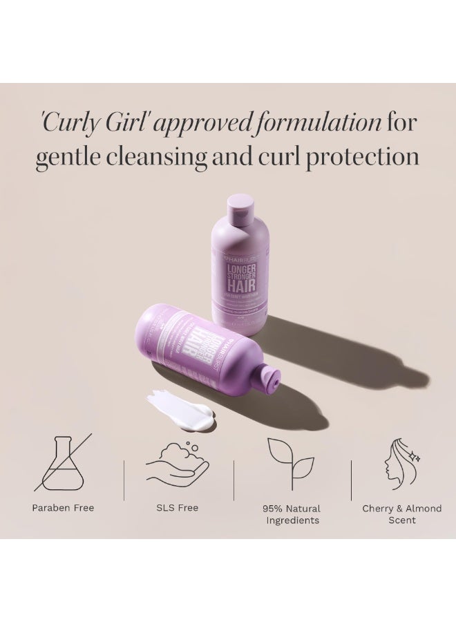 هيربرست شامبو وبلسم للشعر الطويل والقوي المتموج والمجعد - خالٍ من السلفات والبارابين، معزز للأحماض الأمينية وزيت اللوز والكرز - Image 2