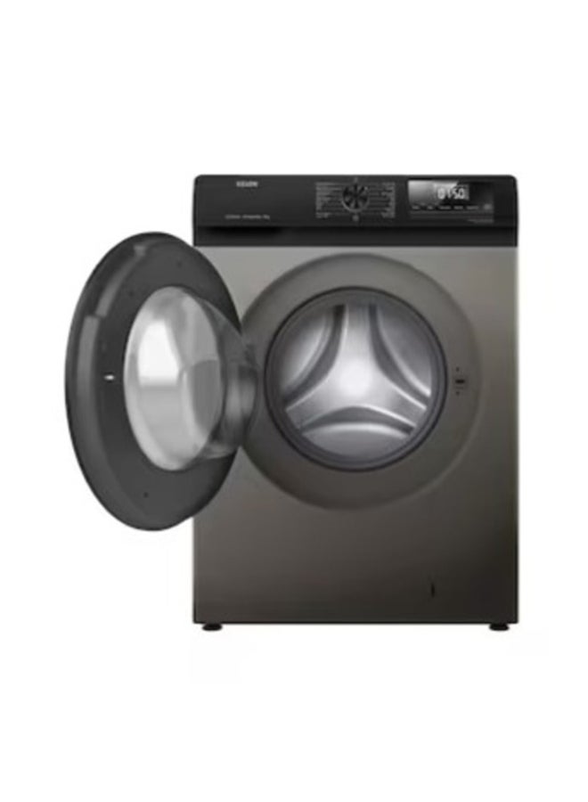 KELON 8kg Front Load Washing Machine With Inverter Motor And Steam, 1200 RPM, 15 Programs, 5-Star Energy Saving 8 kg KWFQP8012T Titanium Grey - Image 3