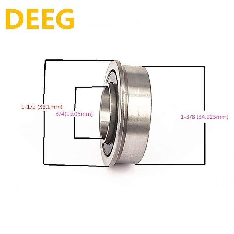 DEEG 4PCS 9040H Lawn Mower Front Wheel Bushing to Bearing Conversion Kit Replaces Craftsman,Husqvarna,Murray,Sears,AYP,Poulan,Toro 532009040 532124959 OEM Upgrade Riding Lawnmower Front Wheel Parts - Image 5