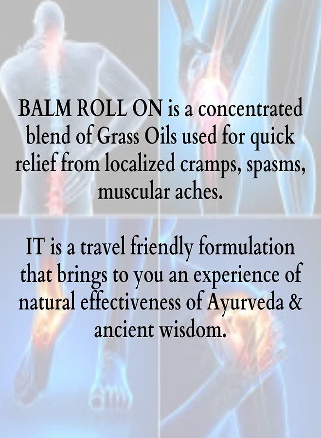 Sugandhim Balm Roll On Instant Relief From Muscular Pain, Cramps, Spasm, Body Ache, 1 x 7 ml, 100% Ayurvedic Blend, Blend Of Essential Oils Lavender Eucalyptus & Rosemary, Jojoba Oil - Image 2
