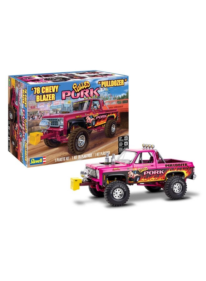Revell Level 4 Model Kit 1978 Chevrolet Blazer Pickup Truck Pulled Pork Pulldozer 1/24 Scale Model by Revell - Image 1