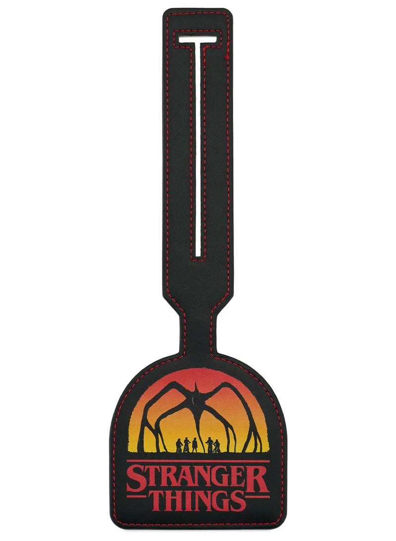 Stranger Things Hellfire Club Luggage Tag, Multicolor|Clear Identification Window|Lightweight & Compact