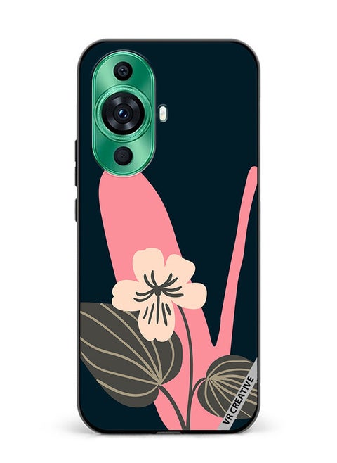 Protective Case Cover For Huawei nova 11 Alphabet V Design Multicolour