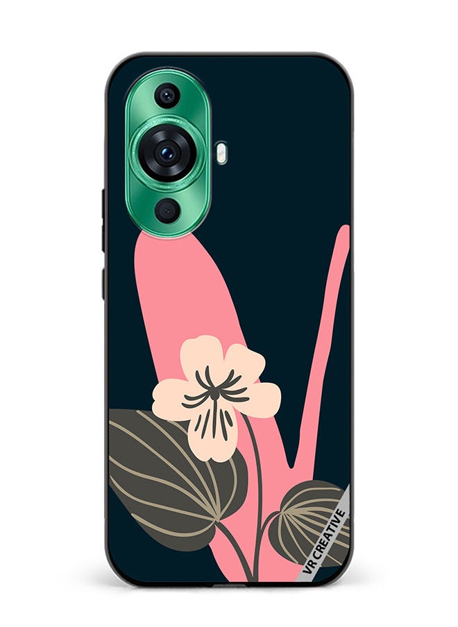 Protective Case Cover For Huawei nova 11 Alphabet V Design Multicolour