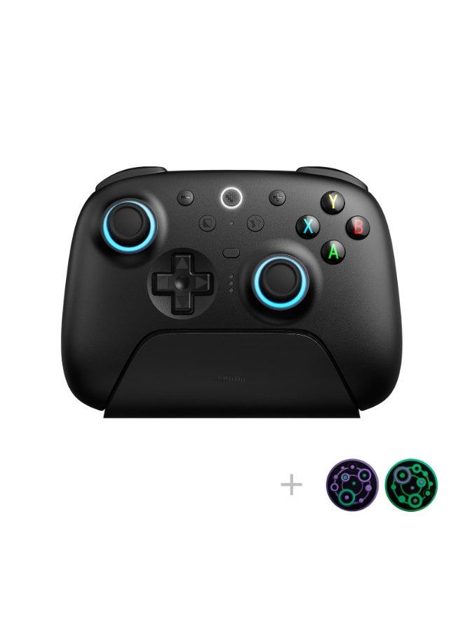 8Bitdo Ultimate 2 Wireless Gaming Controller with TMR Joysticks, Switchable Hall Effect/Tactile Triggers, Motion Control, 8Speed Wireless Tech, Charging Dock, RGB Fire Ring for PC & Android - Image 2