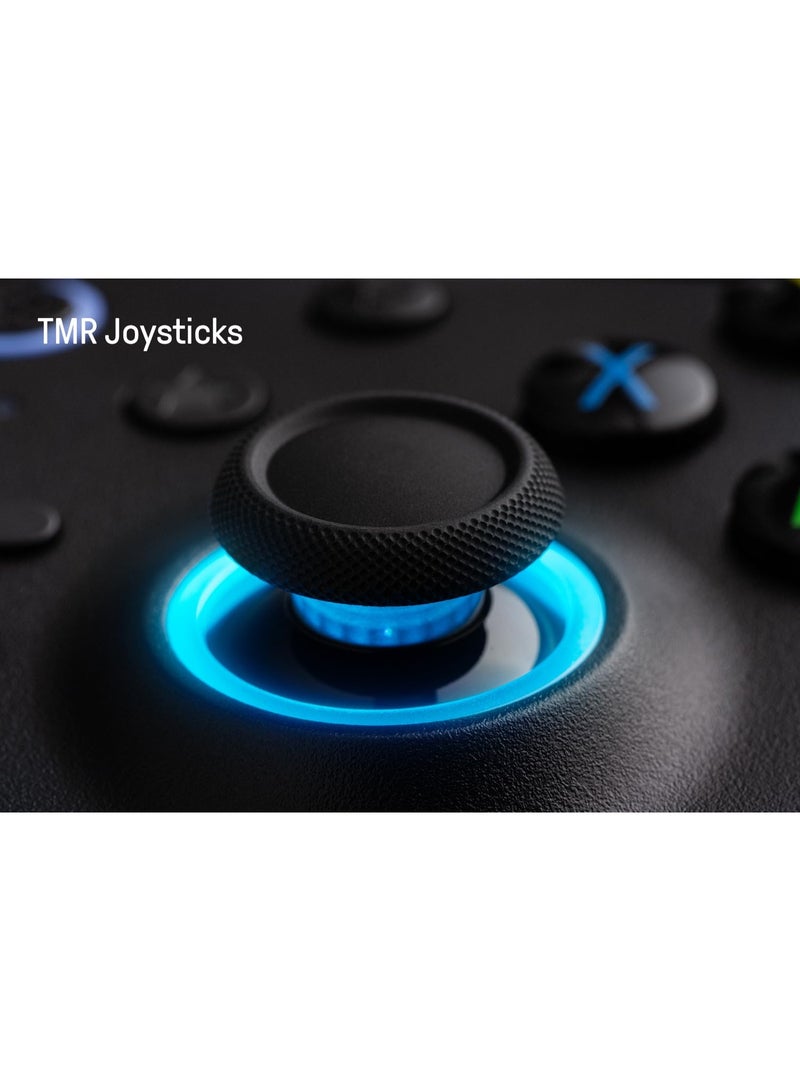 8Bitdo Ultimate 2 Wireless Gaming Controller with TMR Joysticks, Switchable Hall Effect/Tactile Triggers, Motion Control, 8Speed Wireless Tech, Charging Dock, RGB Fire Ring for PC & Android - Image 3