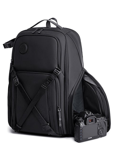 Professional Camera Backpack, DSLR/SLR Photography Waterproof Camera Bag with 15.6 inch Laptop Compartment and Tripod Holder