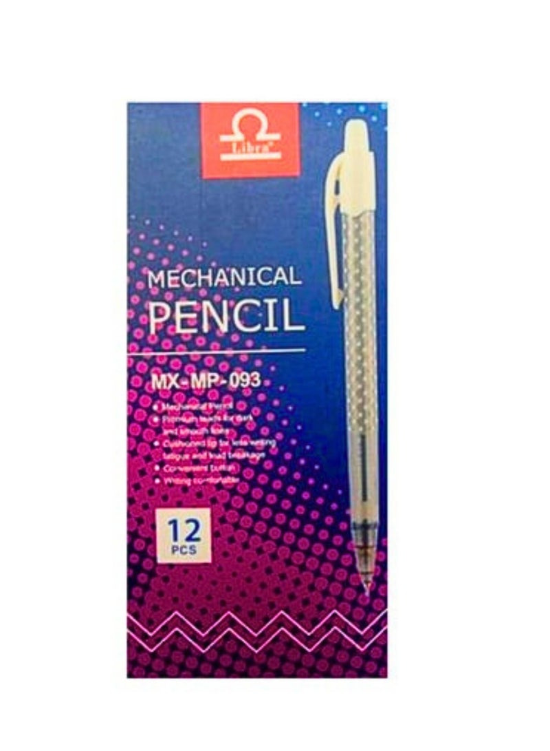 ليبرا قلم رصاص ميكانيكي (12) قطعة أسود - Image 1