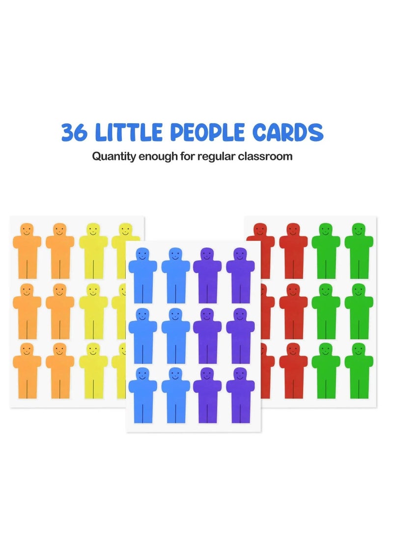 SYOSI Classroom Attendance Chart Helping Hands Pocket Chart,durable Classroom Management Pocket Chart for Classroom,homeschool, Classroom Calendar, Preschool Classroom Must Haves - Image 2