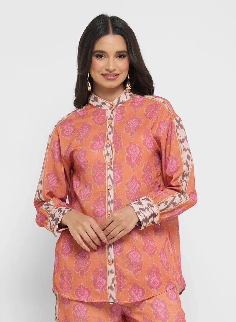 ELLA Printed Top & Pant Set