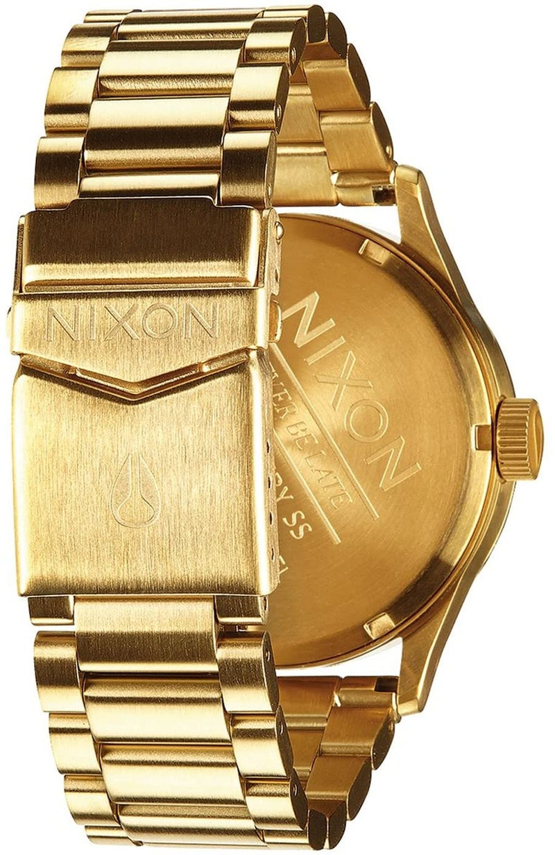 NIXON Sentry SS A356-100m Water Resistant Men's Analog Classic Watch (42mm Watch Face, 23mm-20mm Stainless Steel Band) - Image 2