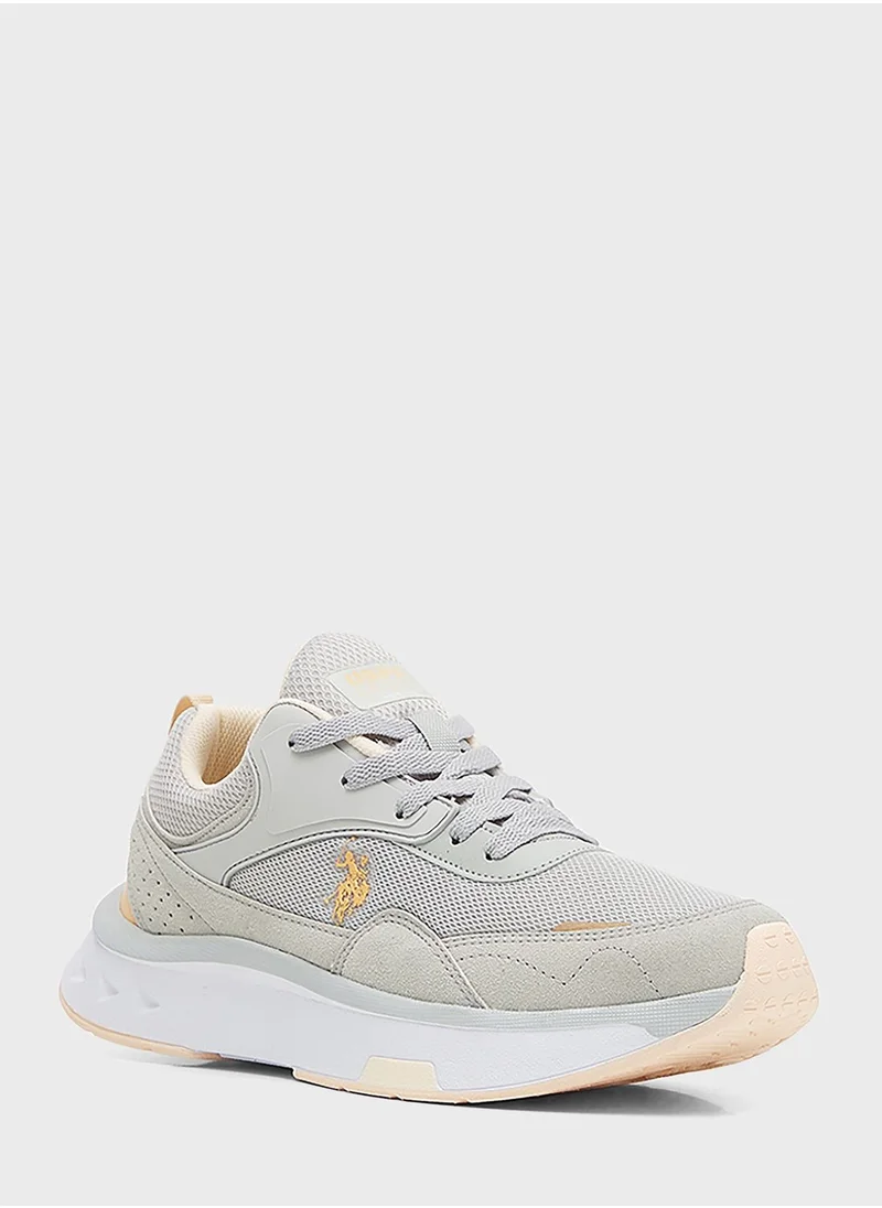 U.S.Polo Lace Up Low Top Sneakers