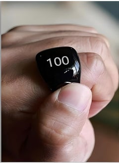 Generic Tasbih Smart Ring, Adjustable Ring Finger Counter with 2 Sizes (18/20mm), APP Support Digital Counter Prayer Reminder Rings, Waterproof 4 Digit Finger Counter Ring for Muslims (Black)  - Image 5