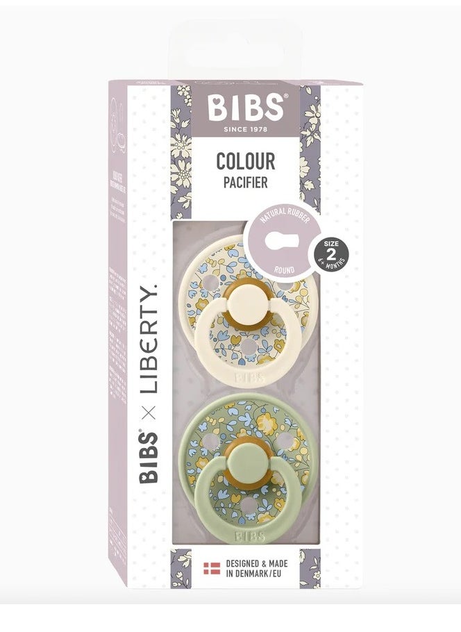 BIBS BIBS Pacifier DeLux (Latex)  2-piece - Ivory Sage  - Image 3