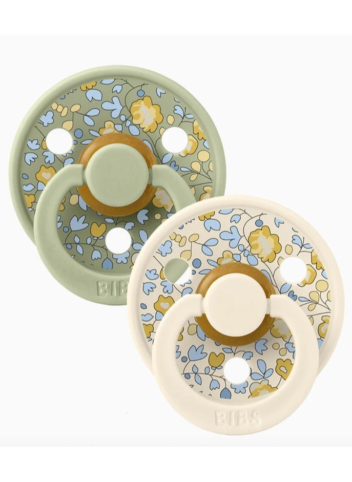 BIBS BIBS Pacifier DeLux (Latex)  2-piece - Ivory Sage  - Image 1