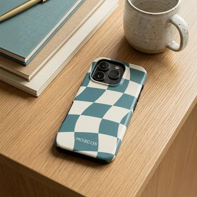 Mobcos Mobcos iPhone 17 Pro Checkmate Mood Mobcos iPhone 17 Pro Checkmate Mood Premium Case Compatible with Hybrid Dual-Layer Hard Shell + Silicone Protection - Scratch-Resistant Shockproof Mobile Cover  | Best Price UAE