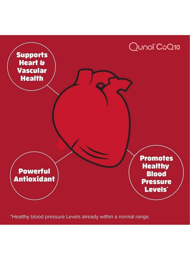 Qunol - Ultra Coq10 100Mg 3X Better Absorption Patented Water And Fat Soluble Natural Supplement Form Of C0Q10 Antioxidant For Heart Health 30 Count Softgels - Image 1