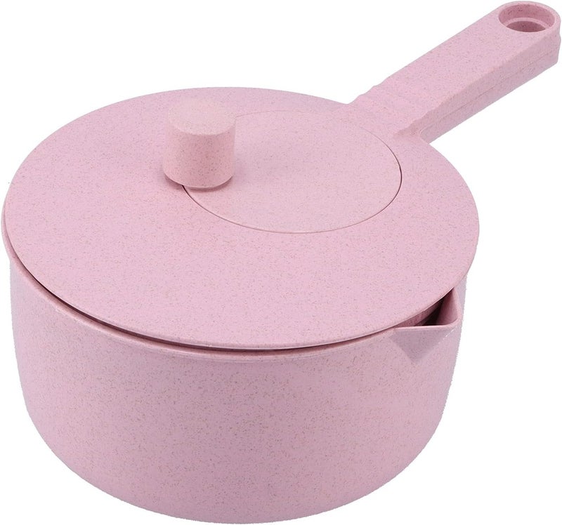 Household Vegetable Drainer, Manual Salad Spinner and Fruit Dryer, Kitchen Vegetable Washer with Removable Basket and Stirring Frame, Includes Egg Strainer for Left or Right Handed (Pink) - Image 5