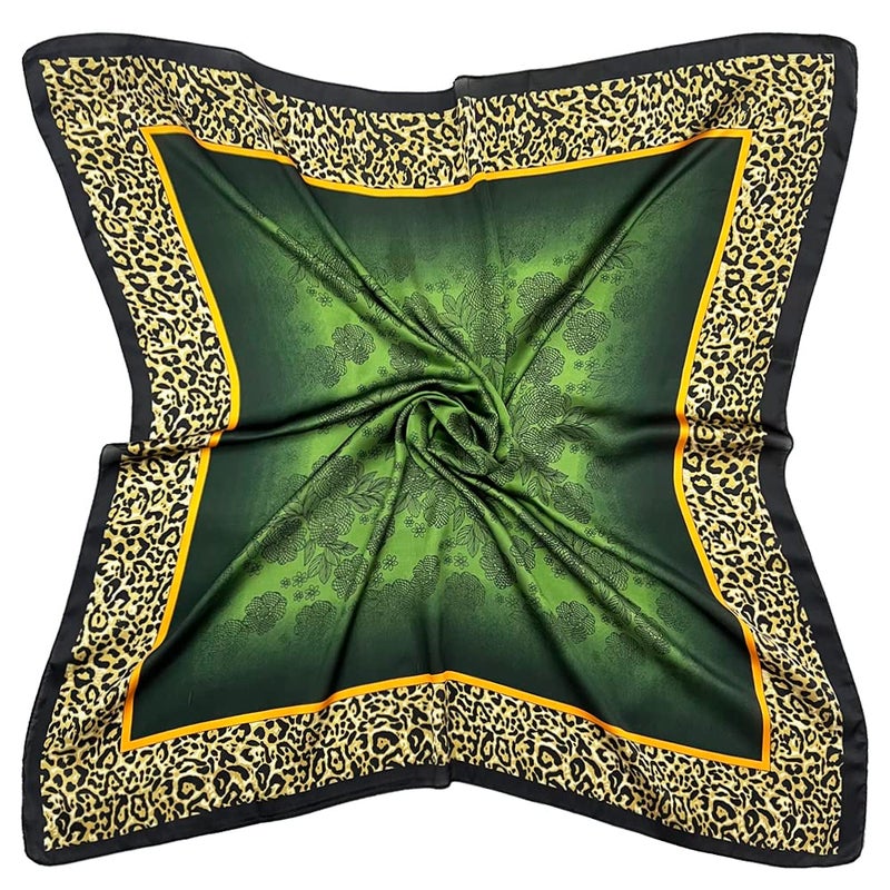 Julunar Silk Like Head Scarf for Women - Satin Large Hair Scarves - 35" Square Silk Hair Wrap for Sleeping with Gift Packed - Image 1