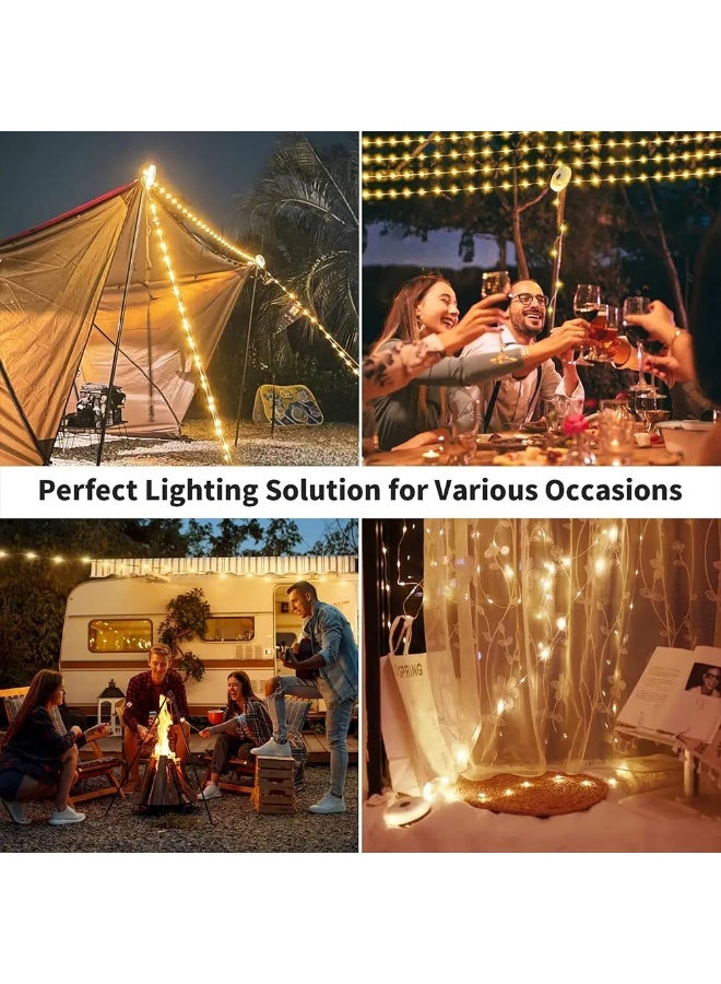 توبيز فانوس التخييم الخارجي الصغير CPL-T26 من Tobys بطول 10 أمتار مع 8 أوضاع إضاءة - CPL T26 MINI - Image 4