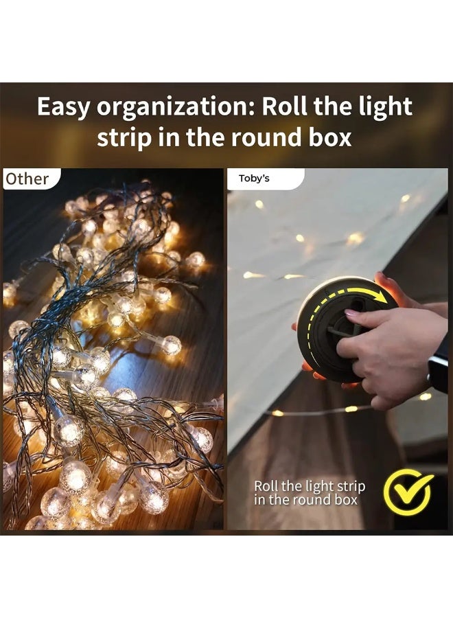 توبيز فانوس التخييم الخارجي الصغير CPL-T26 من Tobys بطول 10 أمتار مع 8 أوضاع إضاءة - CPL T26 MINI - Image 3