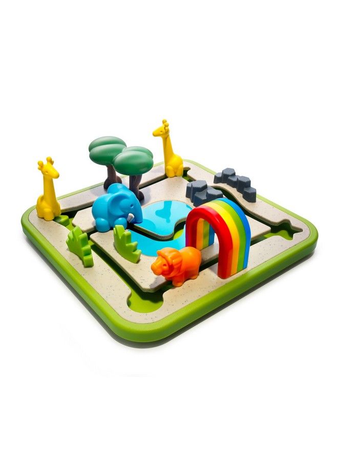 SmartGames لعبة بازل حديقة السفاري للأطفال الصغار مع 60 تحديًا للأعمار من 3 سنوات وما فوق - Image 5