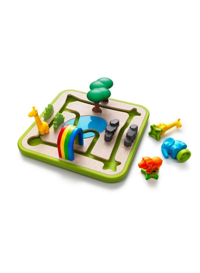 SmartGames لعبة بازل حديقة السفاري للأطفال الصغار مع 60 تحديًا للأعمار من 3 سنوات وما فوق - Image 4