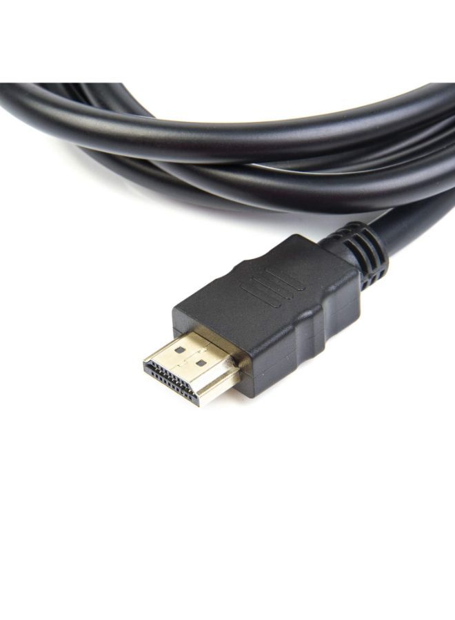 NIBEMINENT HDMI Male To 3 RCA Audio Video Cable Black - Image 2