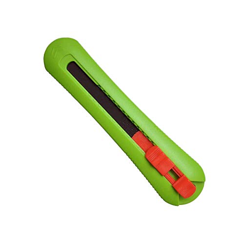 CANARY Box Cutter Retractable Blade, Safety Corrugated Cardboard Cutter Knife [Non-Stick Fluorine Coating Blade], Made in JAPAN, Green (DC-30F-1) - Image 4