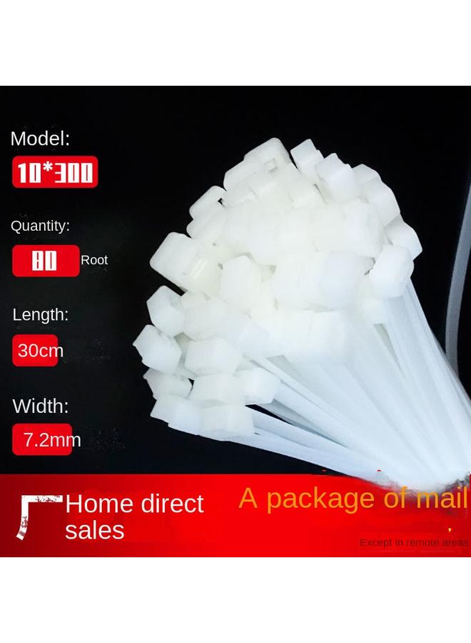 Bluejw Buckle Rope Cable Tie 10 Binding With Plastic Fixed Lock 00 Cable Tie Wire Large Self-locking - Image 1