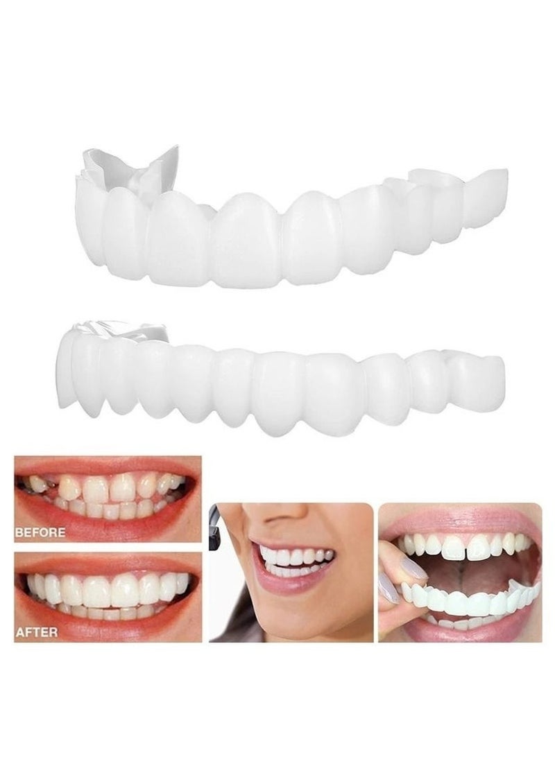 Generic Snap-On Smile Veneers: Removable Comfortable Veneer Covers for Teeth Whitening & Dental Alignment，Alternative to Traditional Braces  - Image 4