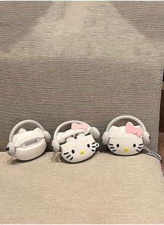 Generic Suitable for Bluetooth Headset AirPods Pro 2nd Generation Protective Case - Hello kitty Protective Case - Silicone anti-fall and Waterproof Case  - Image 3