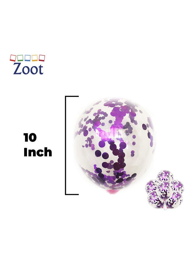 Zoot 20-Piece Confetti Filled Party Decoration Balloons Set 10inch - Image 2