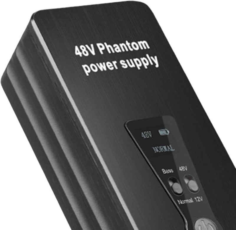 Phantom Power Supply Microphone Preamp 48V 12V Easy to Use Microphone Amplifier Microphone Amplifier for Studio Recording - Image 3