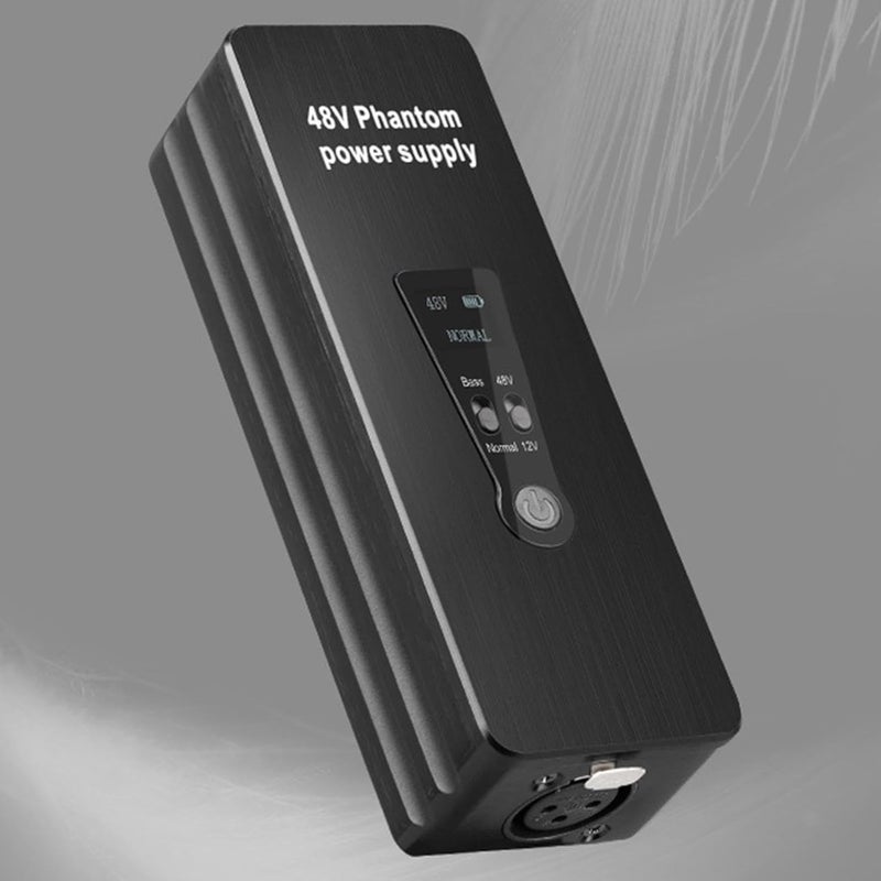 Phantom Power Supply Microphone Preamp 48V 12V Easy to Use Microphone Amplifier Microphone Amplifier for Studio Recording - Image 4