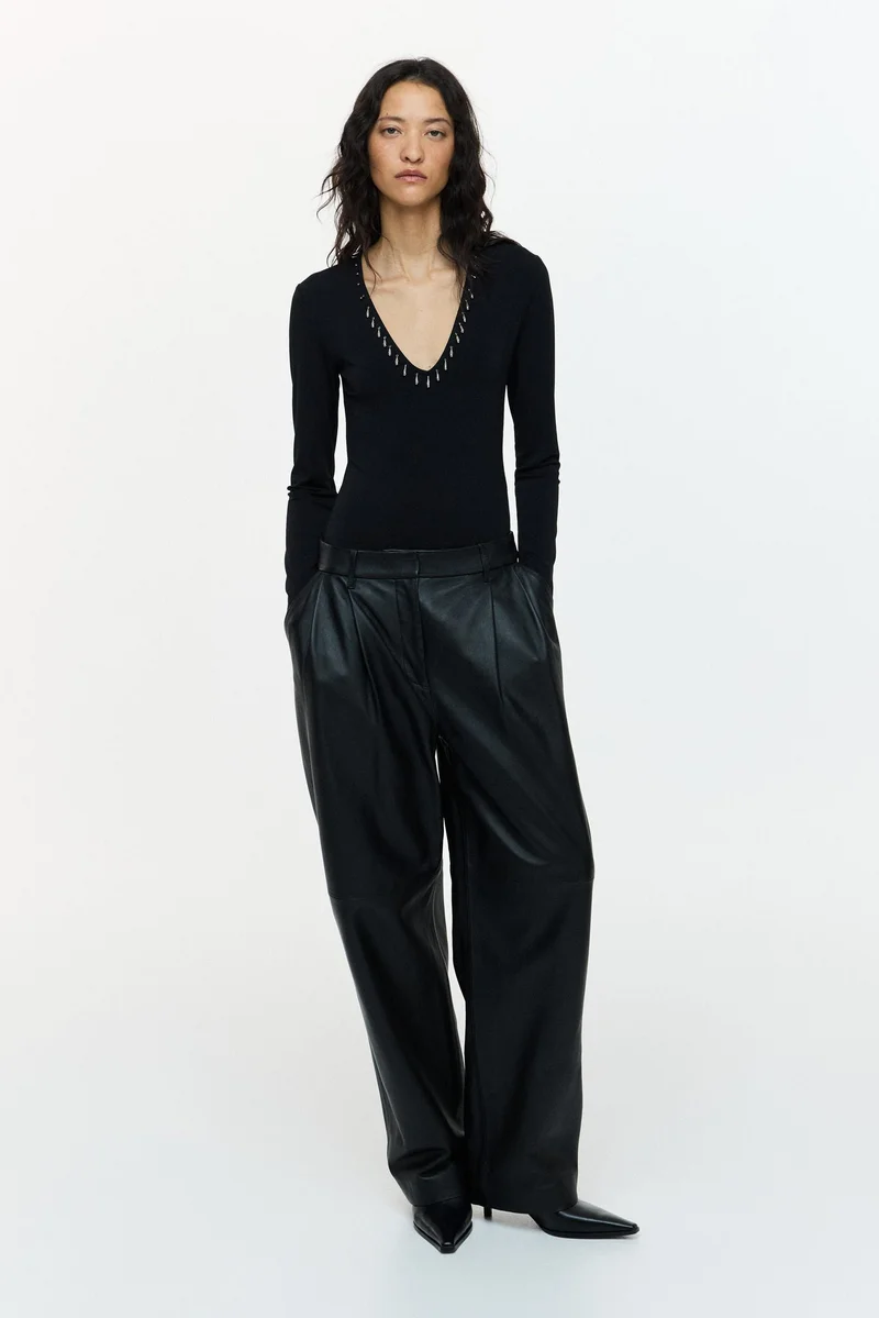 H&M Bead-trimmed body