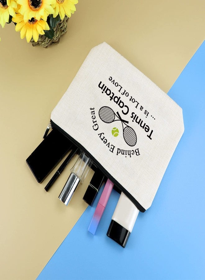 هدايا لقائدة فريق التنس للنساء، حقيبة مستحضرات تجميل، هدايا للاعبات التنس، حقيبة مكياج، هدية لفريق التنس، هدية عيد ميلاد، هدية عيد الميلاد، هدية عيد الشكر، هدية لمدربة التنس، هدية لمحبي التنس، حقيبة سفر لقائدة فريق التنس - Image 4