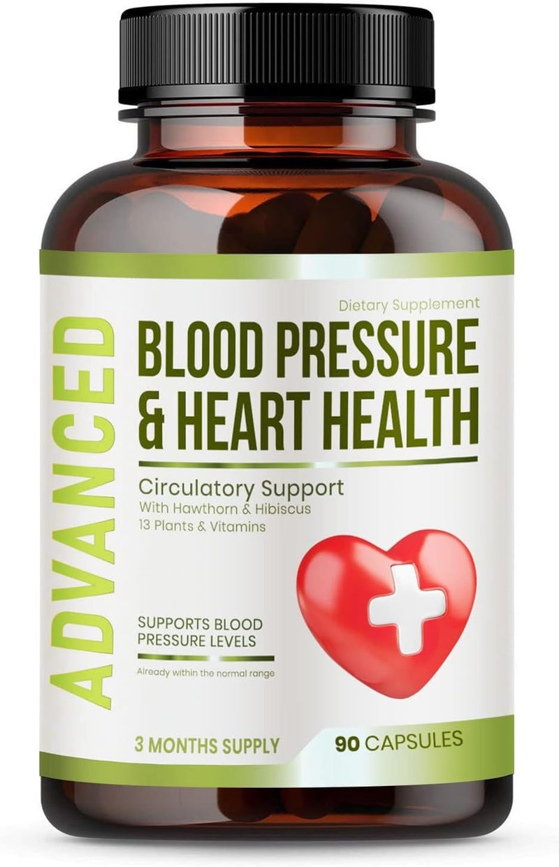 NutraPro Heart Health Blood Pressure Support Supplement  Support Blood Pressure  Healthy Circularity Naturally with Hawthorn Berry  HibiscusVitamins Pills for Healthy Hypertension BP  Healthy Heart - Image 1