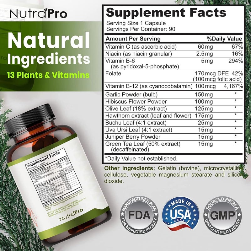 NutraPro Heart Health Blood Pressure Support Supplement  Support Blood Pressure  Healthy Circularity Naturally with Hawthorn Berry  HibiscusVitamins Pills for Healthy Hypertension BP  Healthy Heart - Image 3