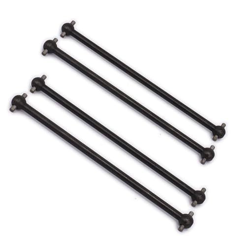 UURCSKY Steel Metal RC Car Drive Shaft Dogbone Overall Length 895mm for 110 RC Hobby Model Car hsp Wltoy Redcat 4PCSSet - Image 1