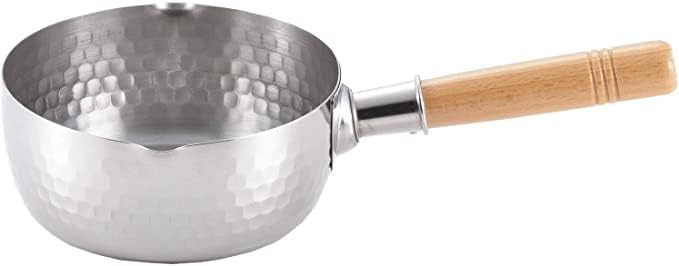 VBM NonStick Cooking Pot Small Milk ScratchResistant Insulated Handle Cooking Noodle Soup Pot for Home Use Camping Teahouse 22cm - Image 1