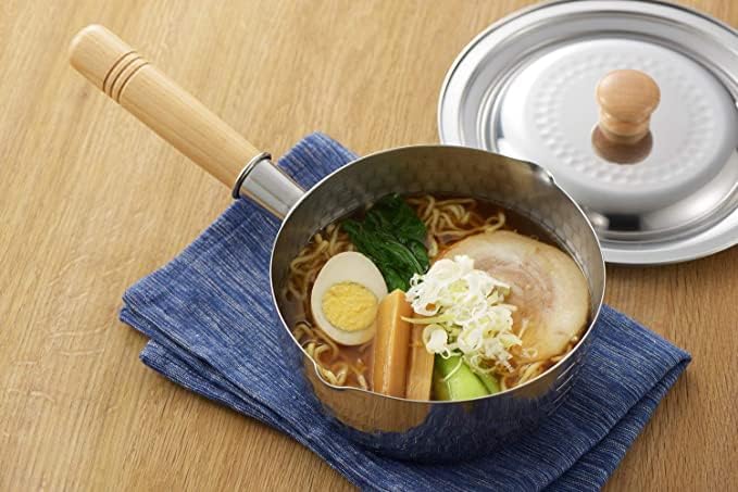 VBM NonStick Cooking Pot Small Milk ScratchResistant Insulated Handle Cooking Noodle Soup Pot for Home Use Camping Teahouse 22cm - Image 3