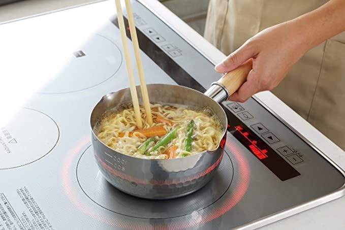 VBM NonStick Cooking Pot Small Milk ScratchResistant Insulated Handle Cooking Noodle Soup Pot for Home Use Camping Teahouse 22cm - Image 2