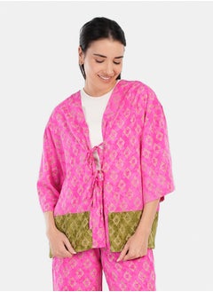 Carina Vibrant Printed Lounge Kimono  - Image 1