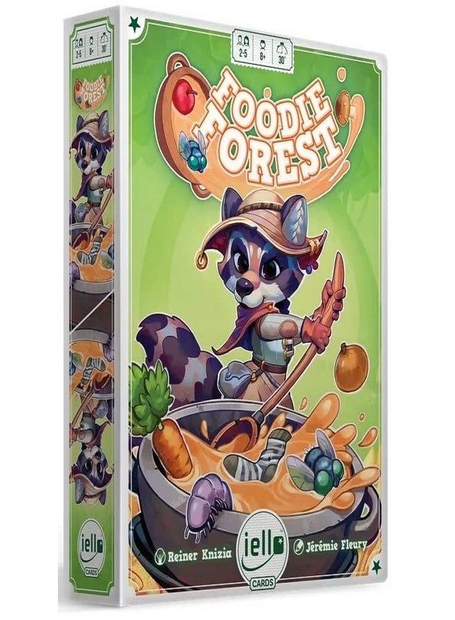 IELLO: Foodie Forest - Trick-Taking Card Game, Animal Themed, Hand Management, Family Ages 8+, 2-6 Players, 30 Mins